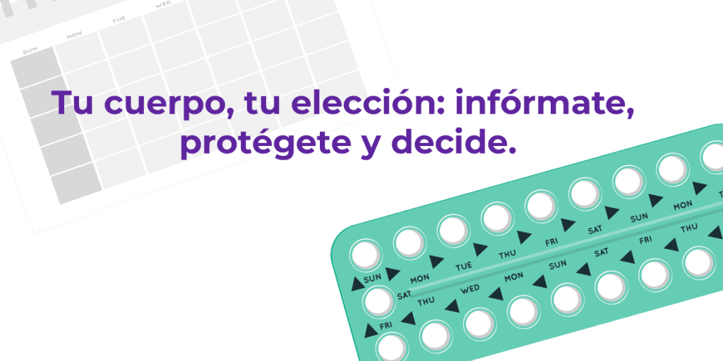 Instrucciones sobre cómo tomar la pastilla del día después correctamente, con una mujer consultando un folleto informativo.