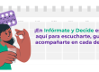 Instrucciones sobre cómo tomar la pastilla del día después correctamente, con una mujer consultando un folleto informativo.