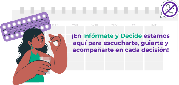 Cómo tomar la pastilla del día después correctamente Instrucciones sobre cómo tomar la pastilla del día después correctamente, con una mujer consultando un folleto informativo.